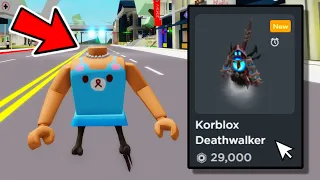 How to get the NEW KORBLOX in Brookhaven!