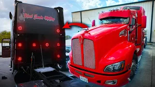 Clients Freightliner FLD Received A INSANE TRANSFORMATION! 🔥 While Revamping A 2007 Kenworth T660😱