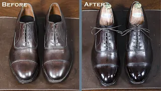 How To Shine A New Pair of Allen Edmonds? | Shoeshine Tutorial