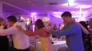 Video Conga Line at Wedding Reception