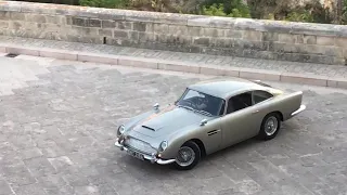 James Bond's Aston Martin DB5 in Matera, Italy - NO TIME TO DIE