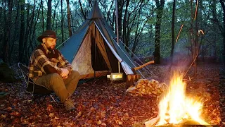 Solo Hot Tent Autumn Overnighter