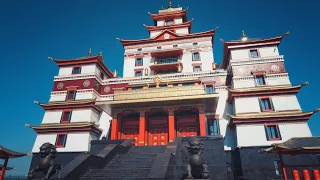 В России открылся самый большой буддийский монастырь. Тыва. Кызыл.