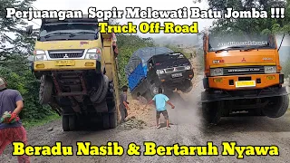 OFFROAD TRUCK || The Drivers' Struggle to Challenge Death and Risk Their Lives on Batu Jomba