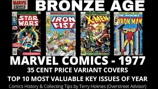 BRONZE AGE Marvel Comics 1977 Top 10 35 cent price variants Most Valuable key issues year Star Wars