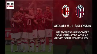 AC Milan 5-1 Bologna: Talking tactics, player ratings and reaction...