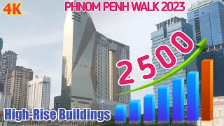 [4K] The Growth of High-rise buildings in Cambodia more than 2500 buildings
