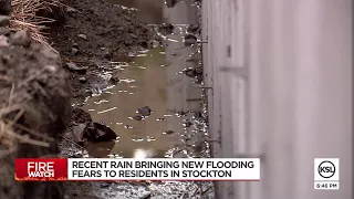 Recent rain bringing new flooding fears to residents in Stockton