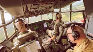 COCKPIT VIEW: Kentucky C-130J Super Hercules LOW LEVEL over Germany