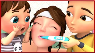 Sick Mother Song , Mom Got Sick , Help Mother Song  + More Nursery Rhymes - Banana Cartoon