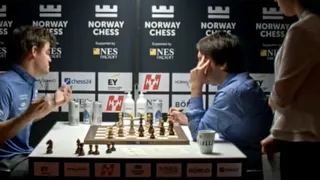 Magnus Carlsen vs Radjabov | NO TIME on THE CLOCK, ARBITER WAITS for SIGNATURES! Norway Chess 2022