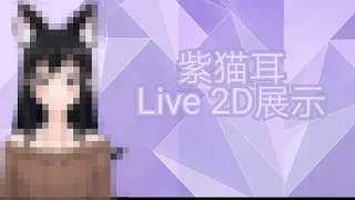 紫猫耳Live 2D展示|算废片?ww