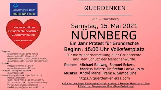 Markus Haintz – Rede auf Demonstration von QUERDENKEN-911 Nürnberg am 15.05.2021