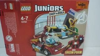 Lego Juniors Avengers Iron Man vs Loki set 10721 review
