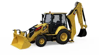 Backhoe Loader CAT 432 F2 3d model