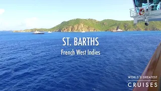 Cruising into St. Barths, French Caribbean