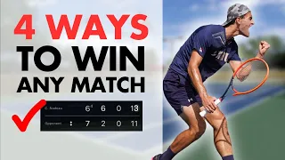 How to Win a Tennis Match - 4 Ways