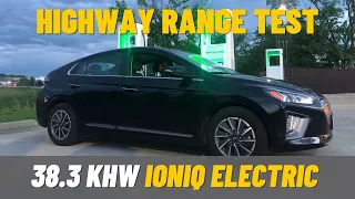 Hyundai Ioniq 38.3kWh HIGHWAY Range Test | Is it efficient as they say?