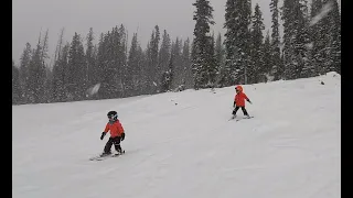 4-year-old skiing at Beaver Creek - Trees, Powder and Daycare