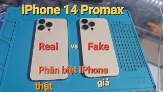 Cách Phân Biệt iPhone 14 Promax thật và giả | How to distinguish real and fake iPhone 14 Promax