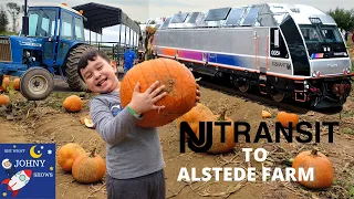 Johny's New Jersey Transit Train Ride To The Pumpkin Patch Alstede Farm From Penn Station