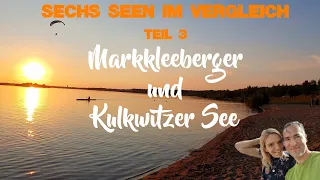 Leipzig Seen Kulkwitzer See & Markkleeberger See im Leipziger Neuseenland Strände Drohnenaufnahmen