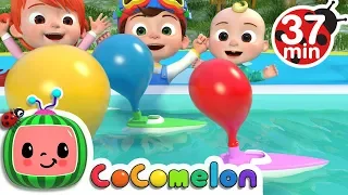 Balloon Boat Race + More Nursery Rhymes & Kids Songs - CoComelon