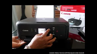 CANON PIXMA TS5150 COPYING BLACK AND COLOUR