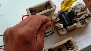 Single phase DP switch Connection for 2rooms with 2fuses | Connnection of Main with 2fuses |