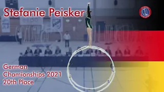 Stefanie Peisker German Championships in Gymwheel 20th Place
