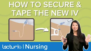 Dressing Application & Securing a New IV Site | Nursing Clinical Skills: Lecturio Nursing