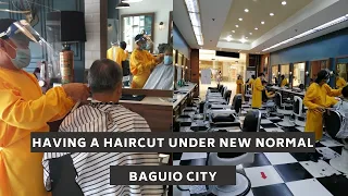 HAVING A HAIRCUT UNDER NEW NORMAL IN BAGUIO CITY || #SHORTS