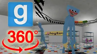 360° VR, Huggy Waggies Gone Crazy | Garry's Mod | Poppy Playtime, Gameplay, No Commentary, 4K