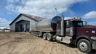 Riding shotgun in the milk truck