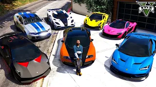 GTA 5 - Stealing NEED FOR SPEED Vehicles with Franklin! (Real Life Cars #99)