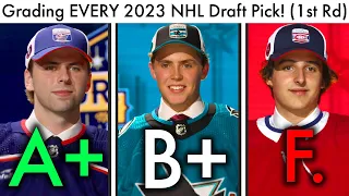 Grading EVERY First Round 2023 NHL Draft Pick! (Top NHL Prospects/Connor Bedard Blackhawks Rankings)