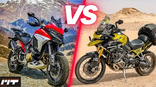 DUCATI MULTISTRADA V4 RALLY vs TRIUMPH TIGER 1200 RALLY EXPLORER. SFIDA AL VERTICE