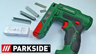 Parkside Electric Stapler & Nailer PHET 15 C2 Unboxing & Testing from LIDL