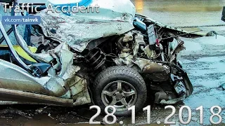 Подборка аварий и дорожных происшествий за 28.11.2018 (ДТП, Аварии, ЧП, Traffic Accident)