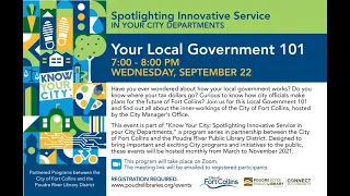 Know Your City: Your Local Government 101