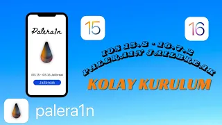 iOS 15.8 - iOS 16.7.2 Jailbreak Nasıl Yapılır? PALERA1N JAİLBREAK