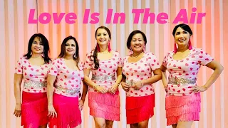 Love Is In The Air  (Martin Stevens) - Line Dance | The Angels Line Of New Jersey | Zaldy Lanas