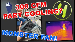 Ultimate 3D printer Cooling fan - 5015 vs Berd-Air vs 300CFM Mega Cooling