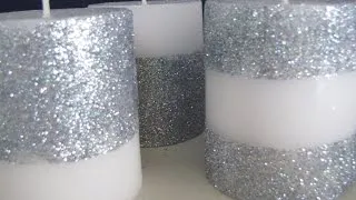 Create Sparkly Glitter Candles  - Home - Guidecentral