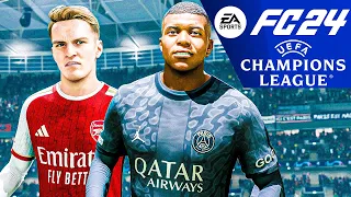 EA FC 24 PSG vs Arsenal PS5 Ultra Realism Gameplay & Graphics MOD 4K HDR