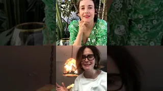 Sarah Paulson and Karla Welch - Live Instagram