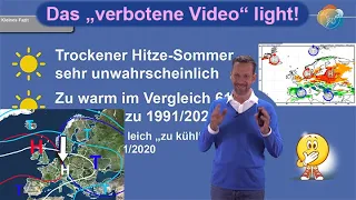 Das "verbotene Video" light. ECMWF Anfang Juli. NOAA Sommer + markante Wetterlagen Juni-August 2023