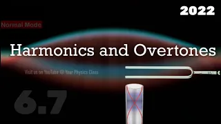 Harmonics and Overtones | Superposition of Waves | stationary waves @YourPhysicsClass