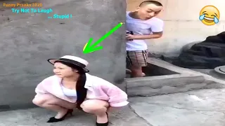 VERY FUNNY Videos 2020 Try Not To Laugh - Best Funny Pranks Stupid Boys Comedy Videos 2020