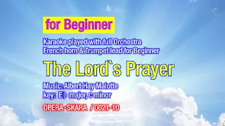 The Lord`s Prayer - Karaoke with full orchestra / English horn & Trumpet lead, Bocelli Style